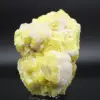 Cristalización de azufre sobre calcita - 0