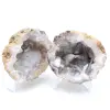 Geoda de ágata de coco entera - 0