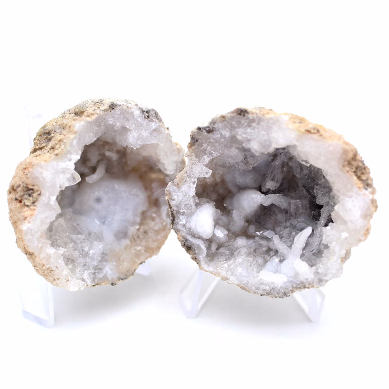Geoda de ágata de coco entera