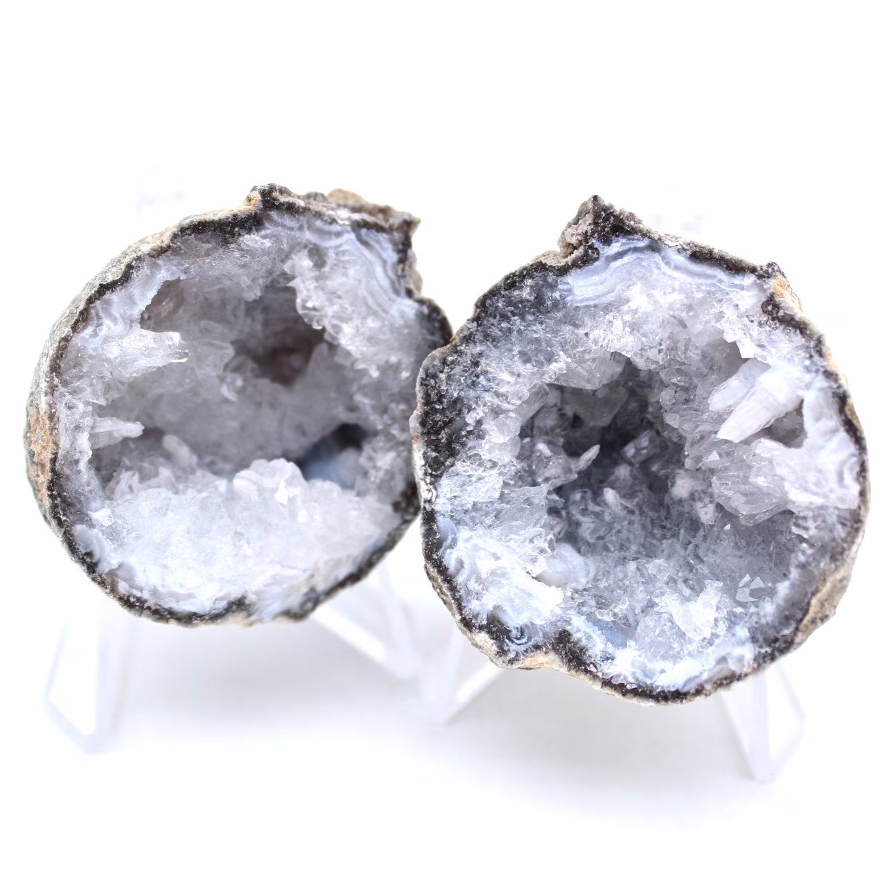 Geoda de ágata de coco entera
