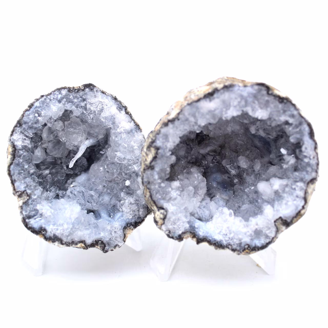 Geoda de ágata de coco entera