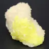 Cristales de azufre sobre calcita - 0