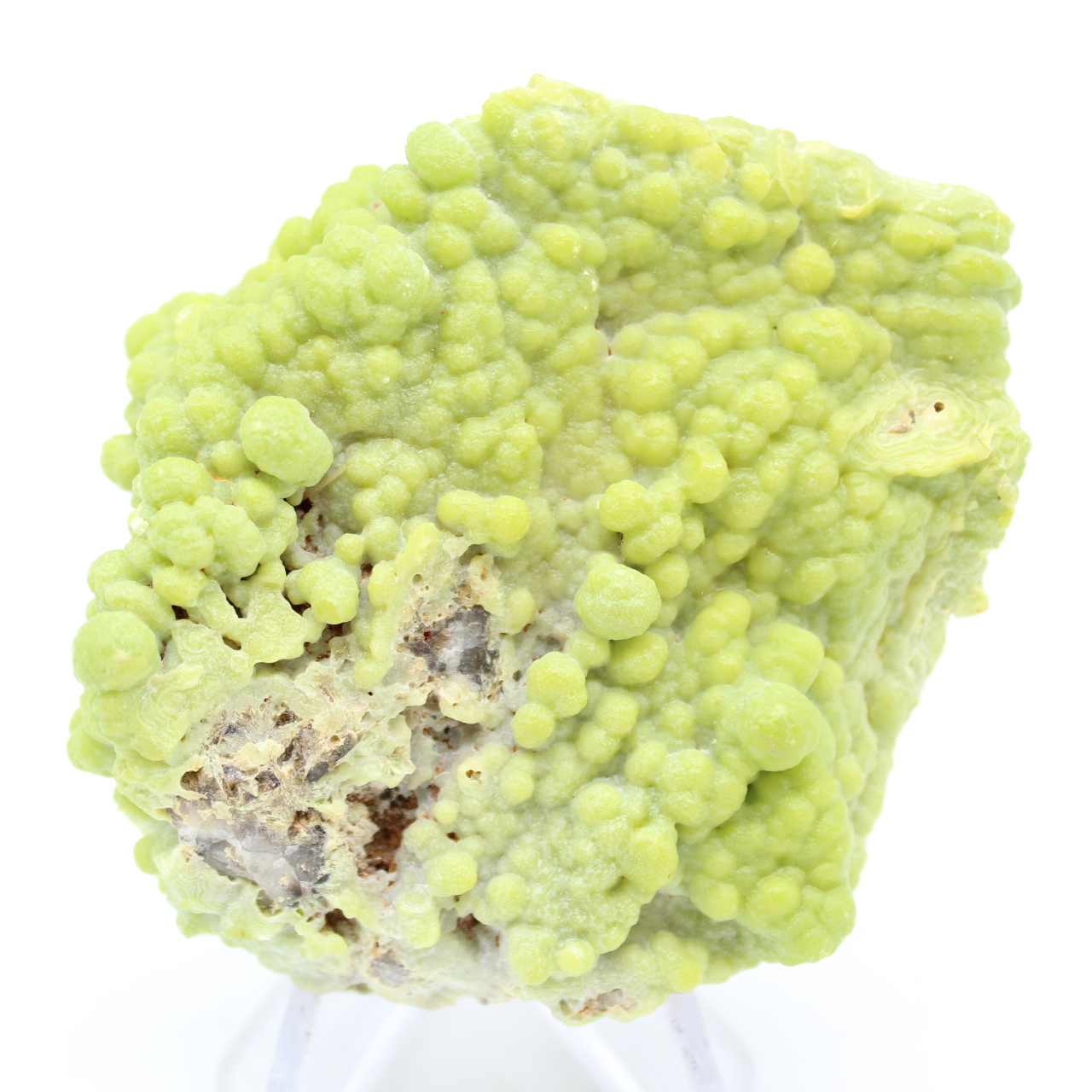 Piromorfita verde en placa