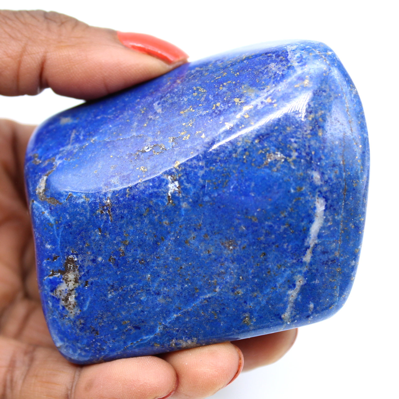 Piedra ornamental lapislázuli pulida