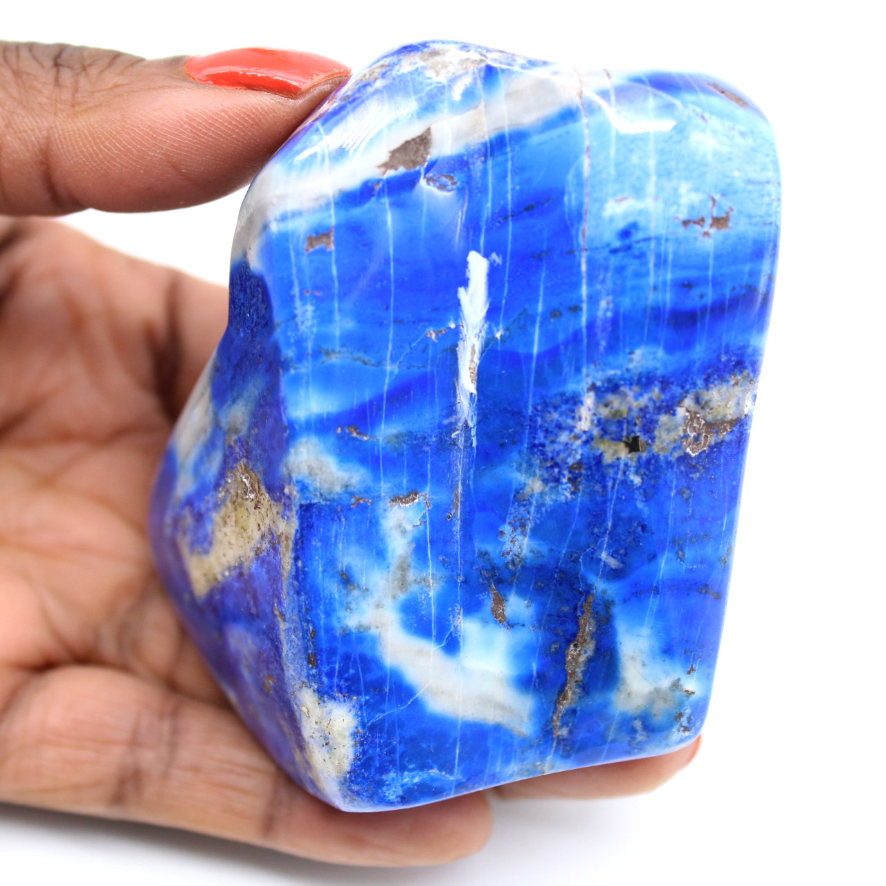 Piedra lapislázuli pulida