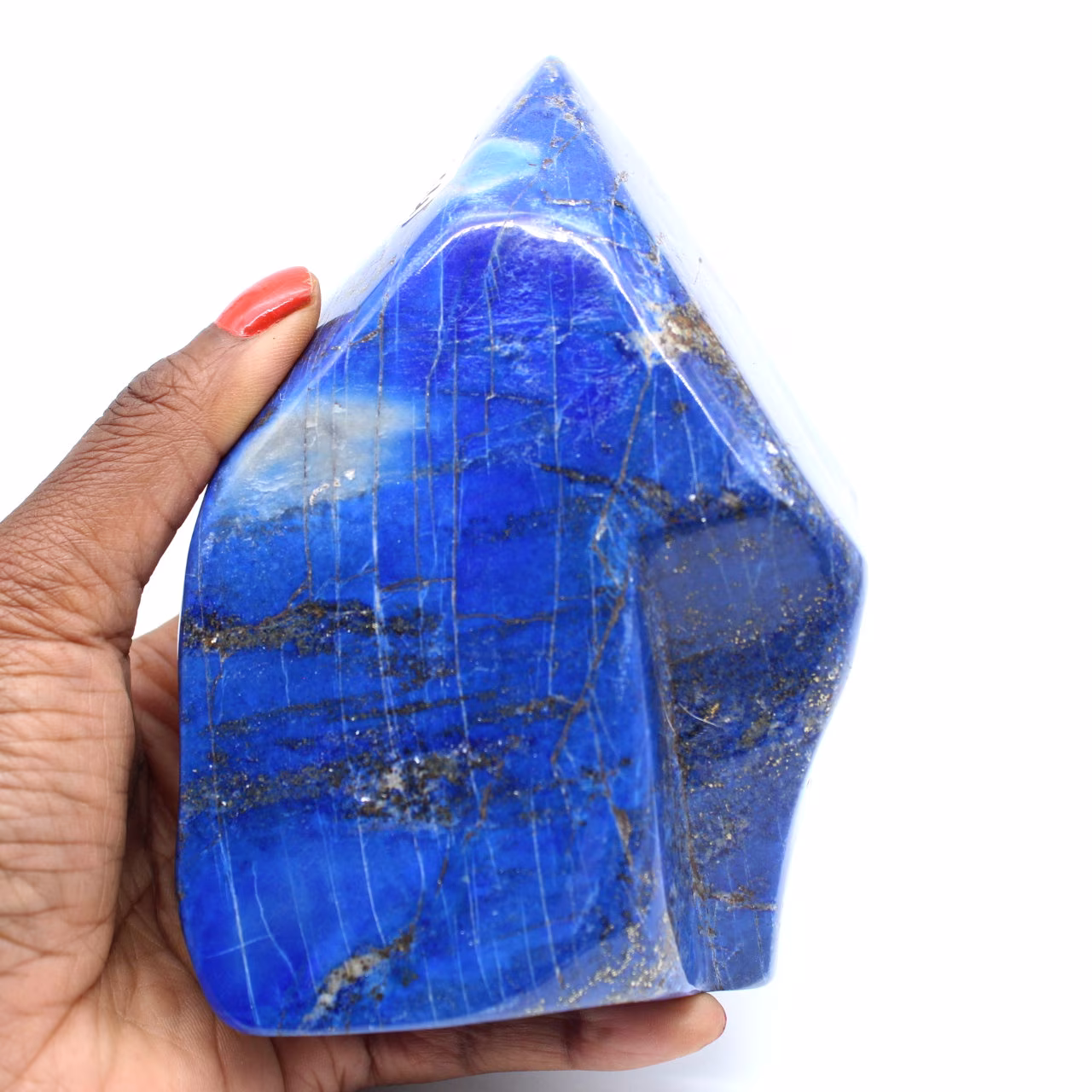 Piedra pulida piedra lapislázuli grande