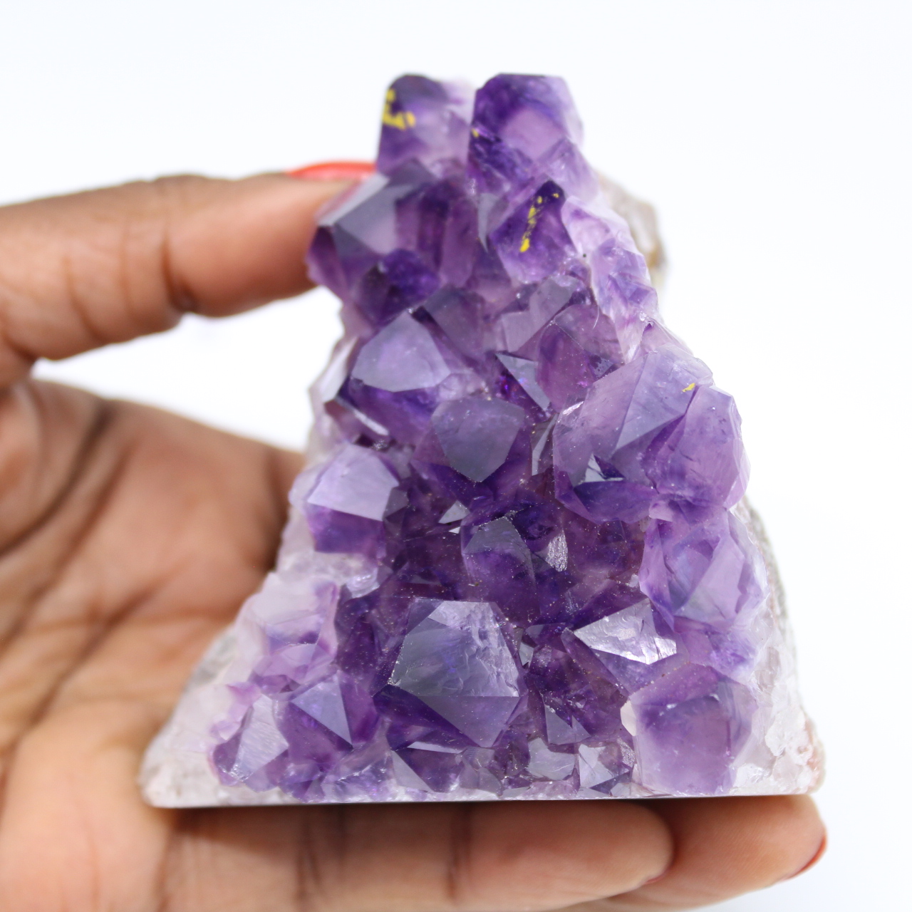 Cristales de amatista uruguaya