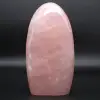 Piedra de cuarzo rosa pulida - 0