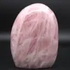 Bloque de cuarzo rosa pulido - 0