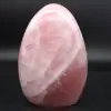 Piedra de cuarzo rosa pulida - 0