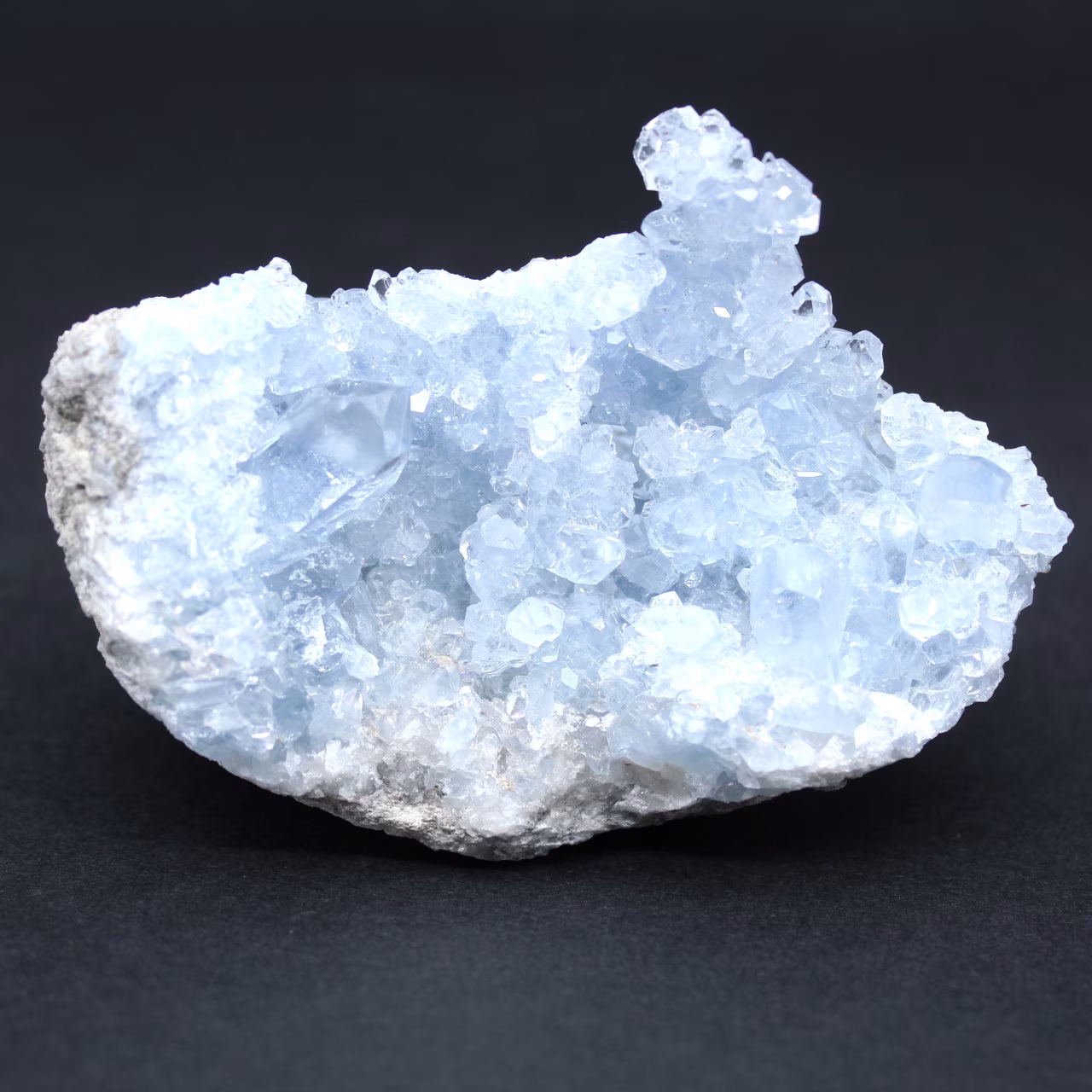 Cristales de celestita