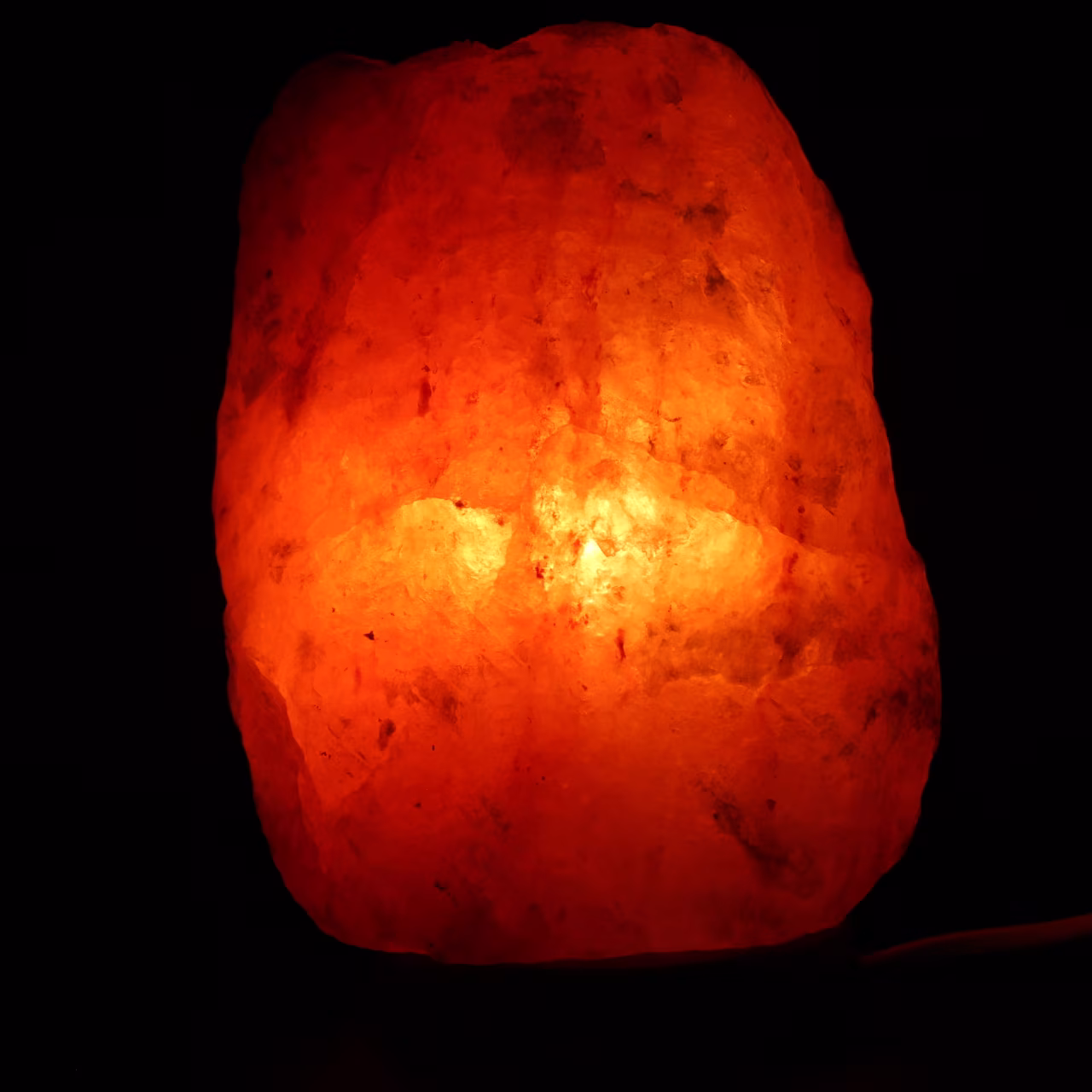 Bloque de lámpara de sal rosa