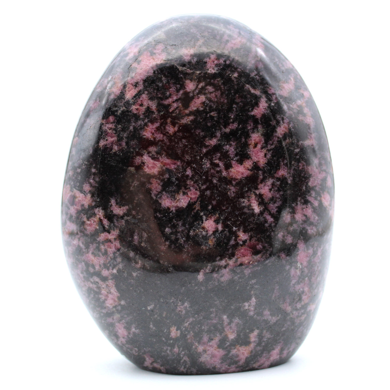 Forme libre en pierre de rhodonite
