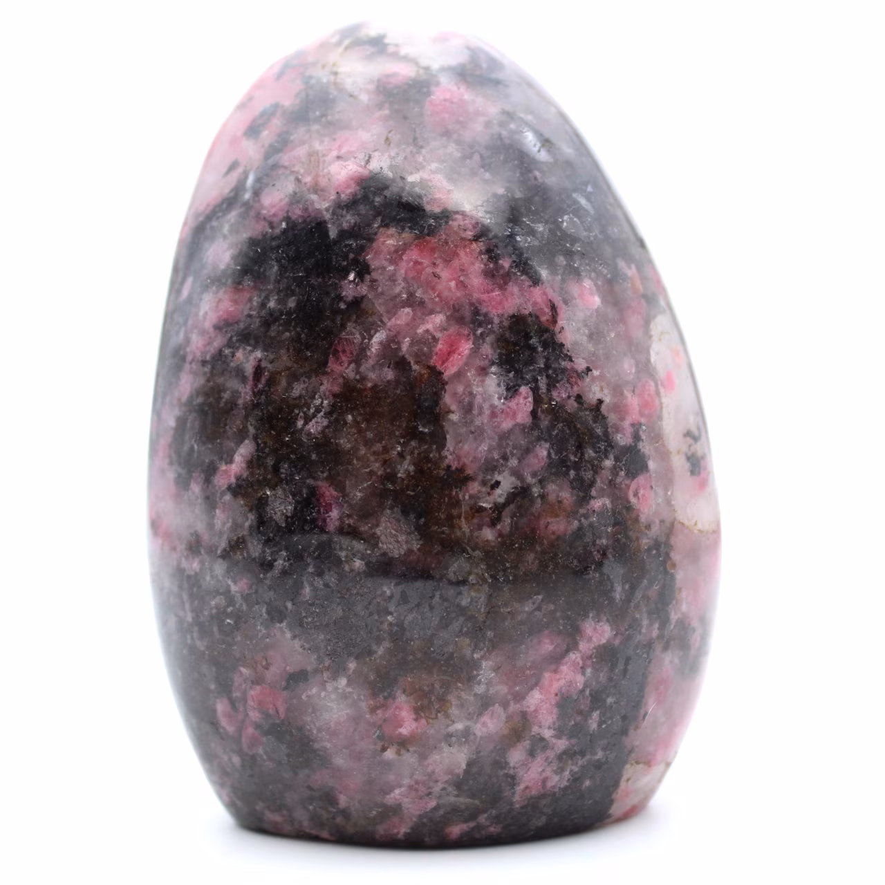Forme libre en pierre de rhodonite