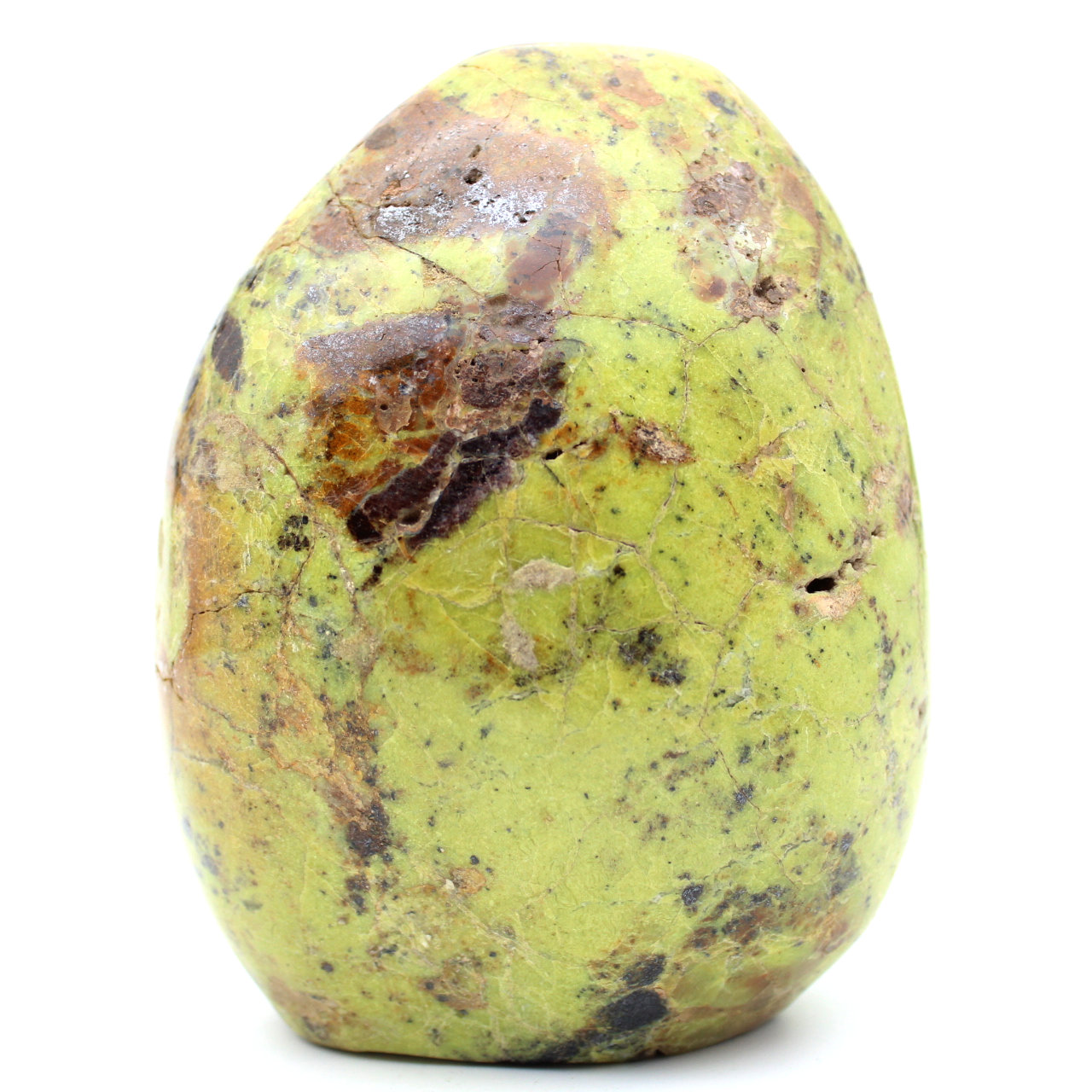 Piedra de ópalo verde natural