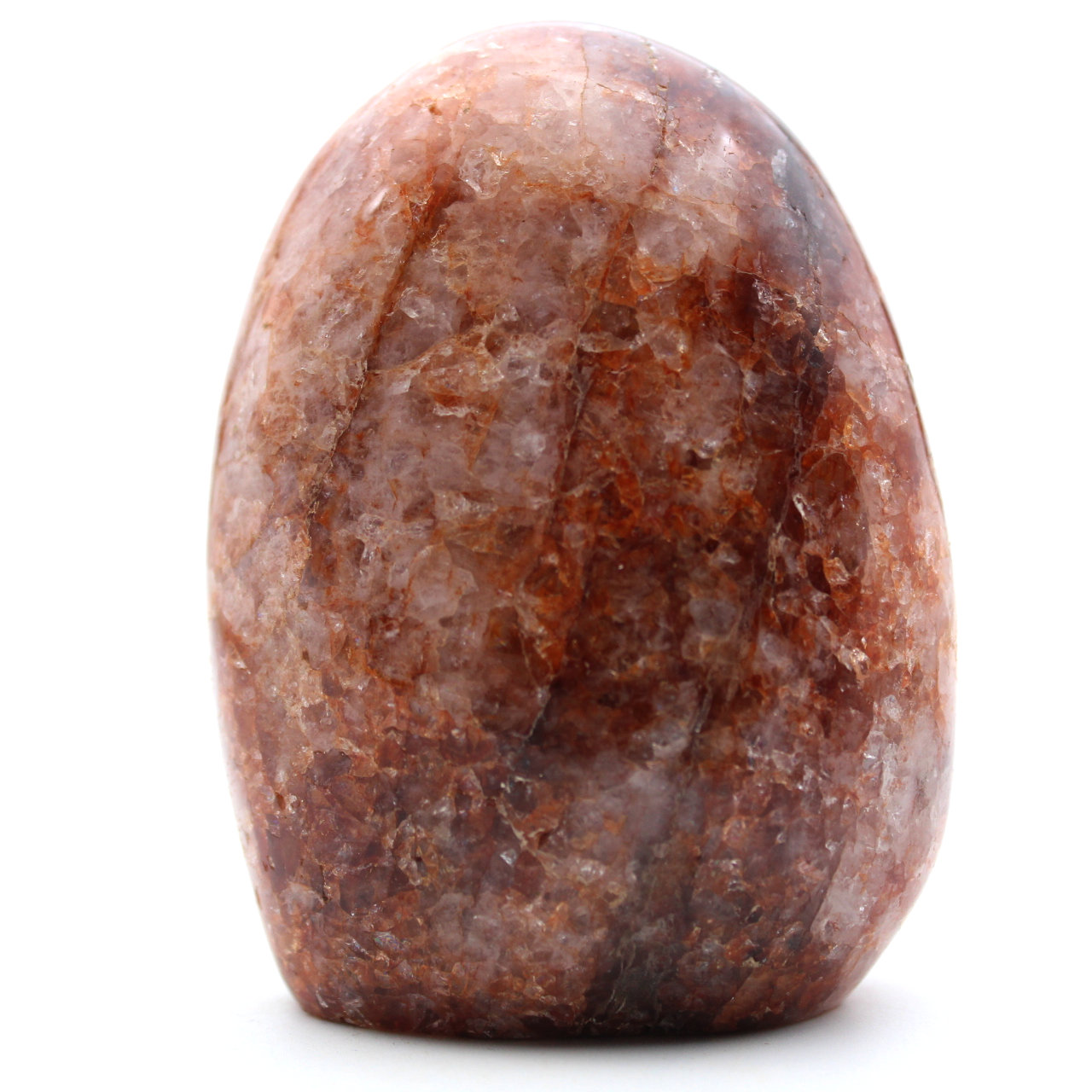 Piedra de cuarzo rojo natural