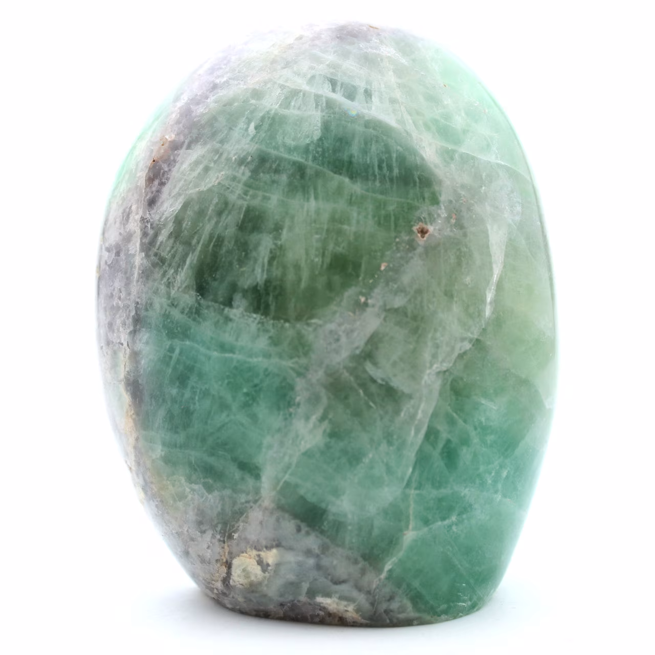 Piedra de fluorita verde de forma libre