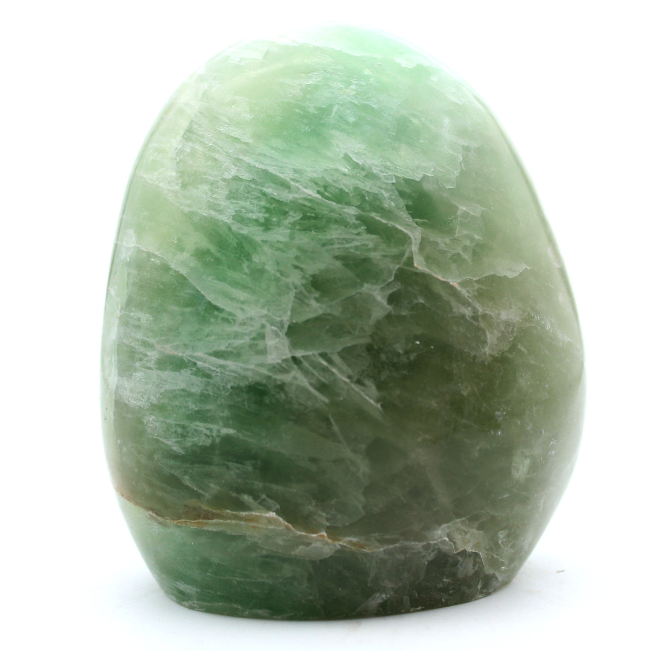 Piedra de fluorita verde natural