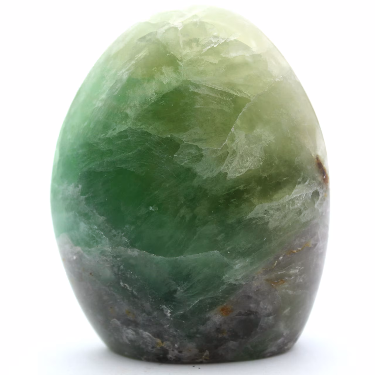 Piedra de fluorita verde natural
