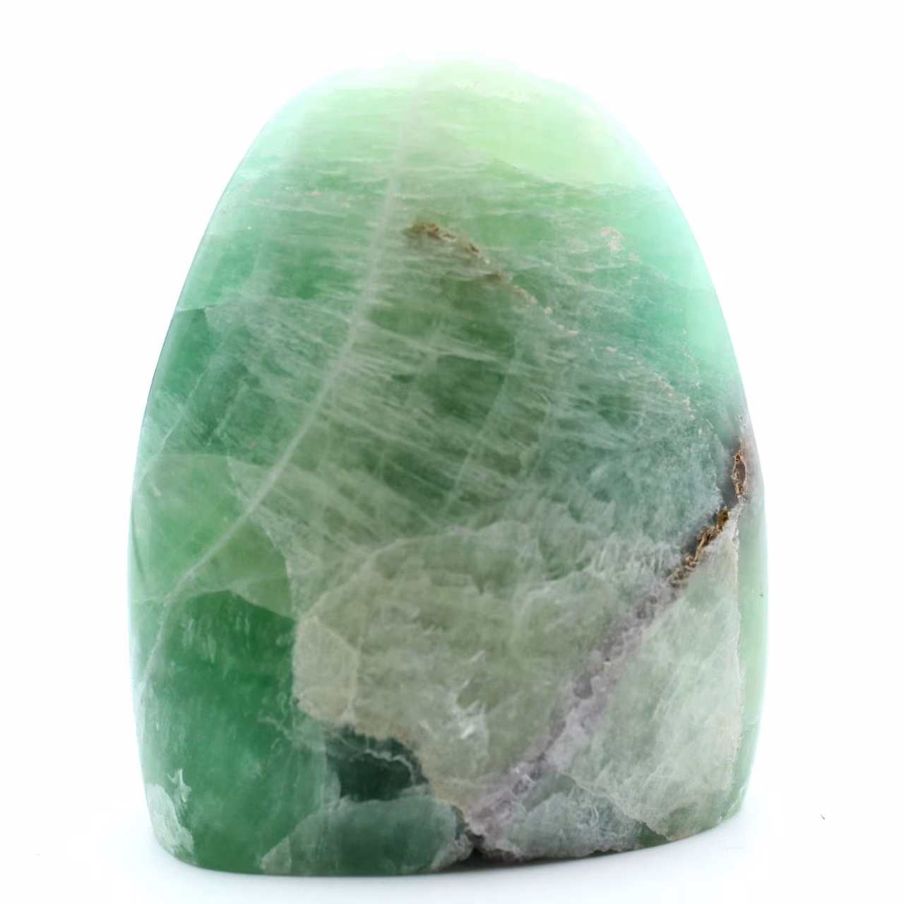Piedra decorativa de fluorita verde