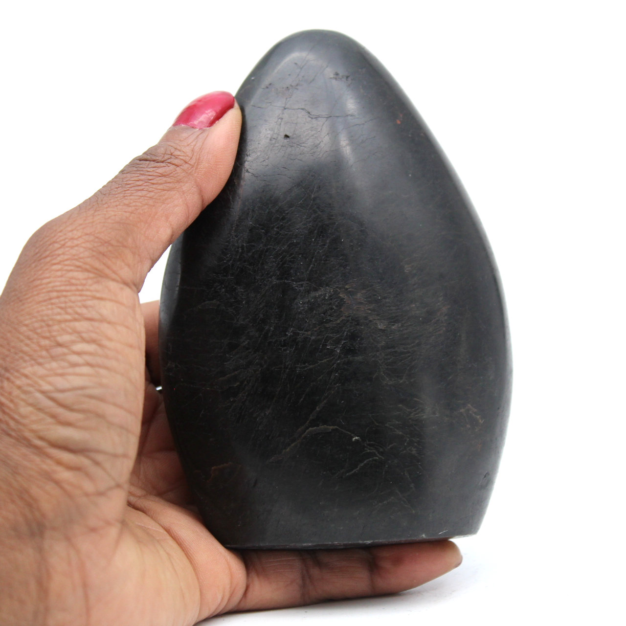 Piedra de turmalina negra de forma libre