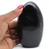 Turmalina negra pulida de Madagascar - 0