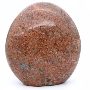 Piedra de dolomita naranja pulida