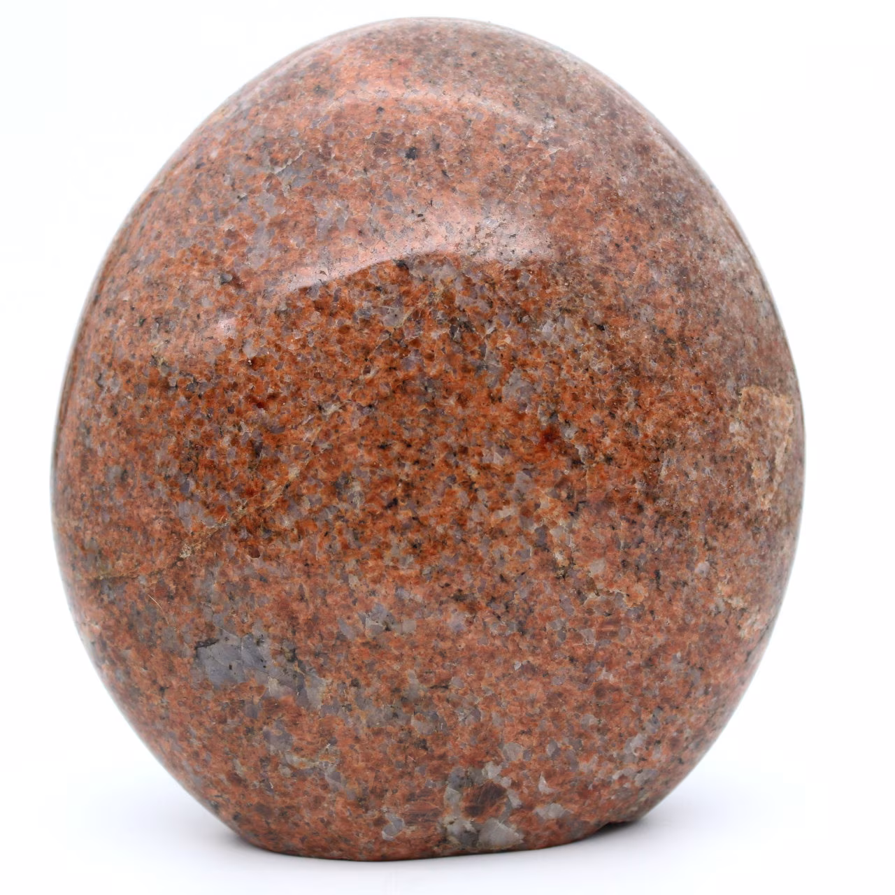 Piedra de dolomita naranja pulida