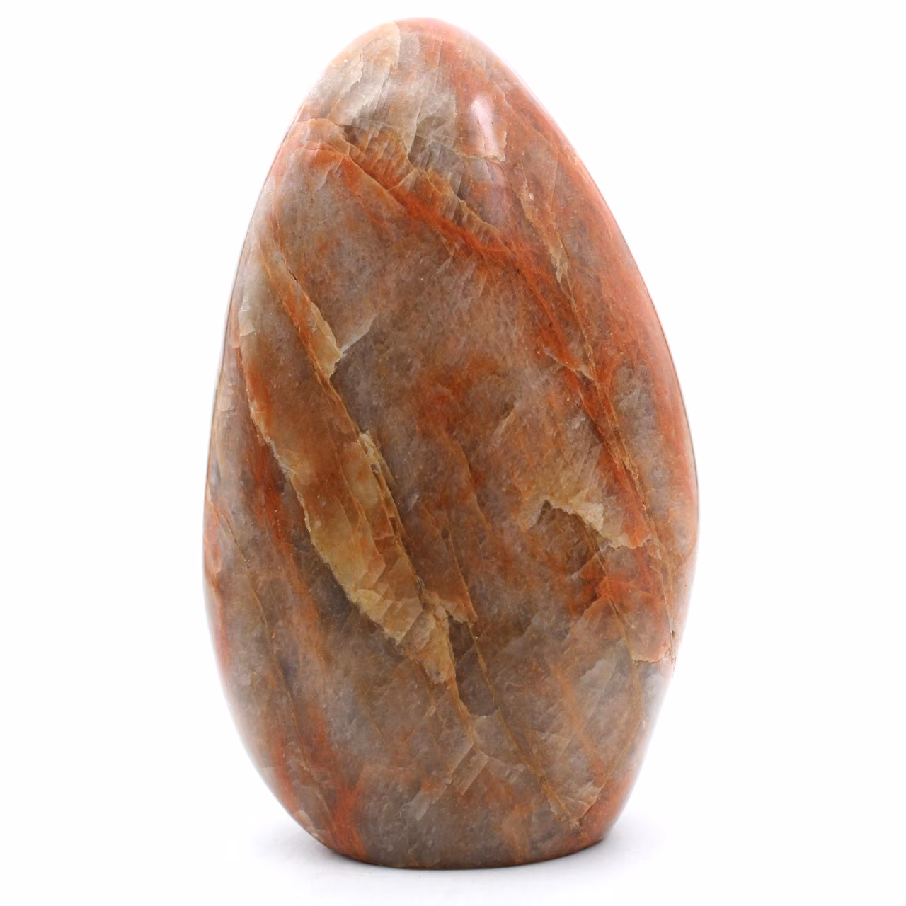 Piedra de luna de microlina rosa de Madagascar