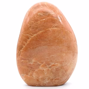 Piedra de luna rosa microlina natural coleccionable