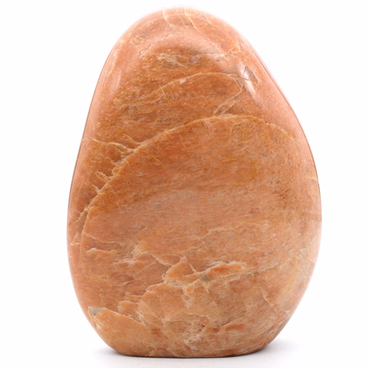 Piedra de luna rosa microlina natural coleccionable