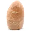 Piedra de luna rosa microlina natural para adorno - 0