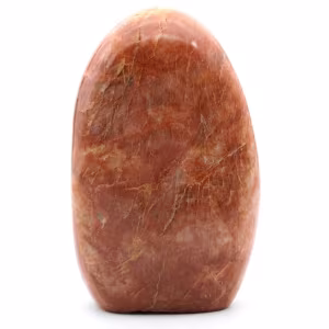Piedra de luna de microlina rosa de forma libre