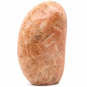 Piedra de luna de microlina rosa pulida de Madagascar
