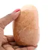 Piedra lunar rosa microlina de Madagascar - 1