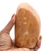 Piedra de luna rosa microlina de forma libre - 1