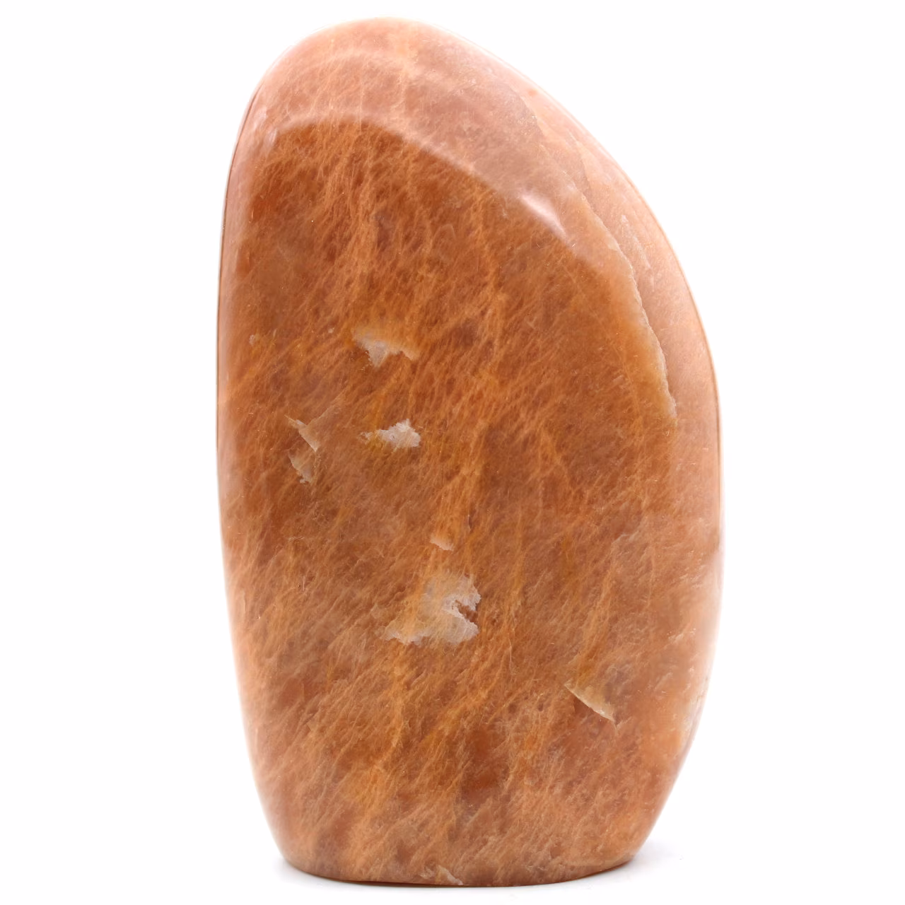 Piedra de luna rosa microlina de forma libre