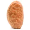 Piedra de luna de microlina rosa pulida - 0