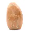 Bloque de piedra de luna rosa microlina natural pulido - 3