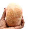 Piedra de luna rosa microlina natural coleccionable - 1
