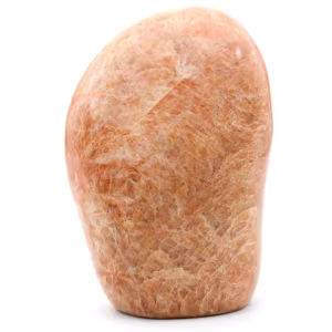 Piedra de luna rosa microlina natural coleccionable