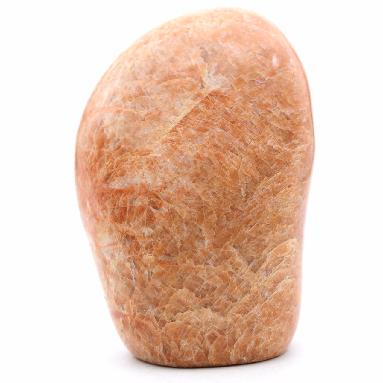 Piedra de luna rosa microlina natural coleccionable