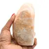 Piedra de luna de microlina rosa de forma libre - 1