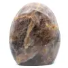 Piedra lunar negra Microline de forma libre - 0