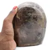 Piedra ornamental de microlina de piedra lunar negra de Madagascar - 1