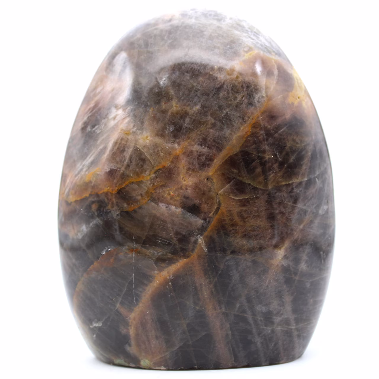 Piedra de microlina de piedra de luna negra de forma libre