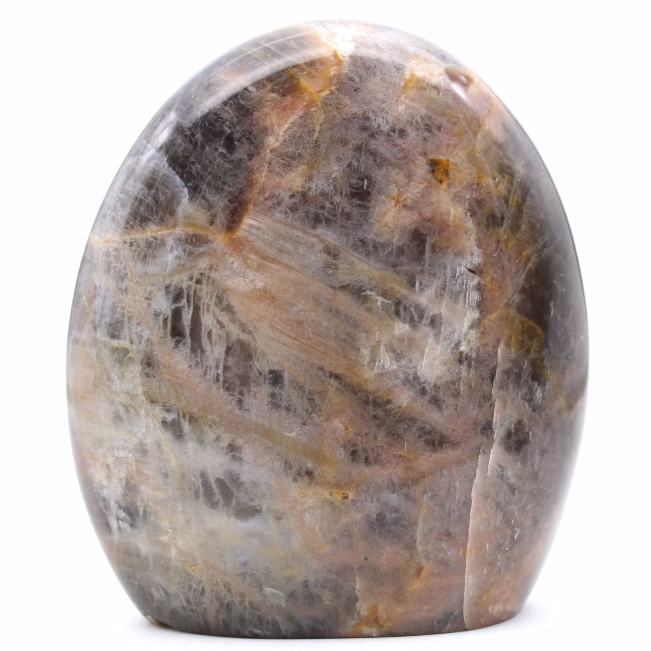 Piedra natural de piedra lunar negra microline