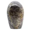Piedra lunar negra microlina natural - 0