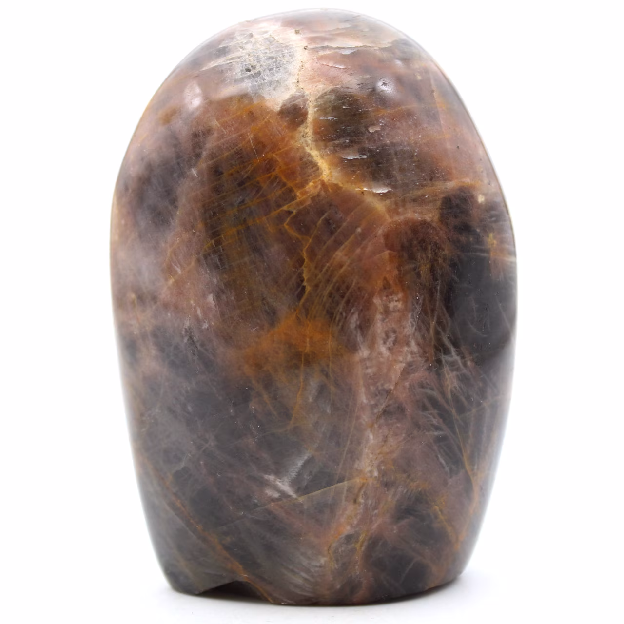 Piedra de luna microlina negra de Madagascar