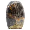 Piedra de microlina de piedra de luna negra de forma libre - 0